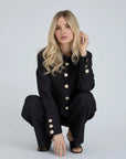 A-VIEW BLAZER NAPOLEON BLACK