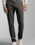 NORTH84 PANTS PRESTIGE CHINO GREY CHECKERED