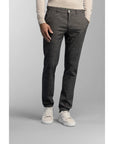 NORTH84 PANTS PRESTIGE CHINO GREY CHECKERED