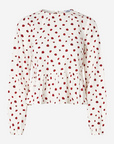 ENVII BLOUSE ENTRIALY LS TOP AOP 7246 SALSA BLOSSOM