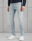 CAST IRON JEANS SHIFTBACK TAPERED SUMMER BLUE SKY