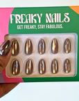 FREAKY NAILS GELNAGELS PRESS-ON GLAZED & UNBOTHERED TAUPE ♥