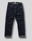MINUS ONE JEANS REGULAR LEG BLACK ON BLUE