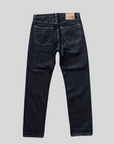 MINUS ONE JEANS REGULAR LEG BLACK ON BLUE