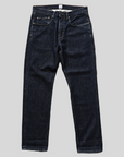 MINUS ONE JEANS REGULAR LEG BLACK ON BLUE