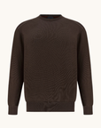 PAUL & SHARK PULLOVER NELSON WOOL TYPHOON PLATINUM DETAILS COFFEE
