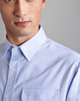 PAUL & SHARK OVERHEMD COTTON OXFORD OVERSHIRT LIGHT BLUE