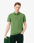 LACOSTE MEN POLO PARIS REGULAR FIT STRETCH PIQUE GREEN