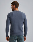 PME LEGEND PULLOVER R-NECK COTTON MOULINE VINTAGE INDIGO