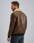 PME LEGEND JACK FLIGHT JACKET HUDSON BUFF CARWAN BROWN