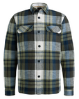 PME LEGEND OVERHEMD SLUB YARN DYED CHECK LODEN GREEN