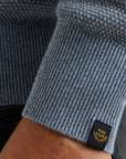 PME LEGEND SWEATER COTTON MODAL STRUCTURE ASHLEIGH BLUE