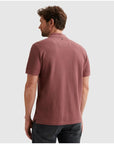 PME LEGEND POLO WAFFLE STRUCTURE PIQUE ROAN ROUGE