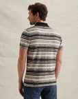 PME LEGEND POLO COTTON SLUB STRIPE SALUTE
