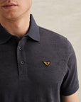 PME LEGEND POLO JACQUARD JERSEY GRAPHITE