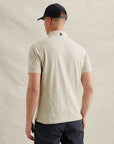 PME LEGEND POLO JACQUARD JERSEY BONE WHITE