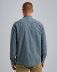 PME LEGEND OVERHEMD DENIM WITH BADGES INDIGO DENIM