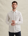 PME LEGEND OVERHEMD COTTON LINEN GARMENT DYE BRIGHT WHITE