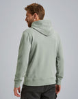 PME LEGEND SWEATER HOODED 3T CROSS TERRY SILVER BLUE