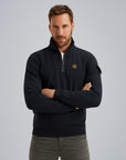 PME LEGEND SWEATER HALF ZIP INTERLOCK JERSEY SALUTE