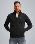 PME LEGEND VEST ZIP JACKET JACQUARD INTERLOCK SWEAT SALUTE
