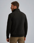PME LEGEND VEST SWEAT JACKET JACQUARD WITH ZIPPER BLACK