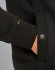 PME LEGEND VEST SWEAT JACKET JACQUARD WITH ZIPPER BLACK