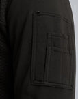 PME LEGEND VEST SWEAT JACKET JACQUARD WITH ZIPPER BLACK
