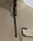 PME LEGEND PULLOVER HALF ZIP KNIT LOOK JERSEY SENECA ROCK