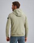 PME LEGEND VEST HYBRID JACKET ZIP TERRY NYLON MIX DESERT SAGE