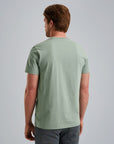 PME LEGEND T-SHIRT R-NECK ARTWORK SINGLE JERSEY SILVER BLUE