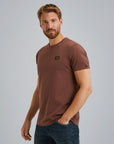 PME LEGEND T-SHIRT R-NECK AMERICAN CLASSIC MARRON