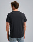 PME LEGEND T-SHIRT R-NECK MELANGE JERSEY CARBON
