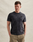 PME LEGEND T-SHIRT R-NECK COTTON SLUB GRAPHITE