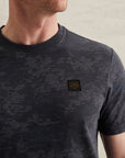 PME LEGEND T-SHIRT R-NECK COTTON SLUB GRAPHITE