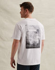 PME LEGEND T-SHIRT WITH ARTWORK DIGITAL RELAX BRIGHT WHITE