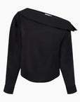 ANOTHER-LABEL BLOUSE DEZI TOP L/S BLACK