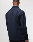GENTI OVERSHIRT RELAXED DYNAMIC NAVY