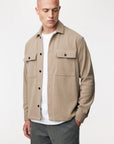 GENTI OVERSHIRT MONOGRAM DYNAMIC BROWN