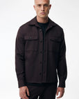 GENTI OVERSHIRT MIDTOWN BORDEAUX