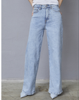 SISTERS POINT JEANS OWI-W.JE15 LIGHT BLUE WASH