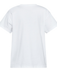 SISTERS POINT T-SHIRT PEIN-SS15 WHITE/MOCHA