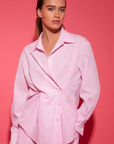 STUDIO AMAYA BLOUSE JACQ LIGHT PINK
