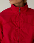 LAAGAM JAS SYLVIE BOMBER JACKET RED