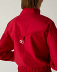LAAGAM JAS SYLVIE BOMBER JACKET RED