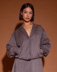 STUDIO AMAYA BLAZER BODINE JACKET GREY