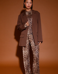 STUDIO AMAYA BLAZER PUCK BROWN