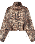 STUDIO AMAYA JAS FELINE JACKET LEOPARD MULTI PRINT