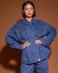 STUDIO AMAYA JAS JACK DENIM BLUE