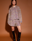 STUDIO AMAYA SHORT SAAR BOUCLE MULTI COLOR